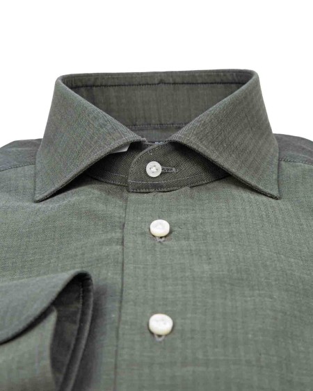 Shop BARBA  Shirt: Barba cotton shirt.
French collar.
Long sleeves with buttoned cuffs.
Composition: 100% cotton.
Made in Italy.. 36126 1 I1 U13-4